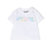 Moschino Optic White Embroidery Watercolor Logo T-shirt